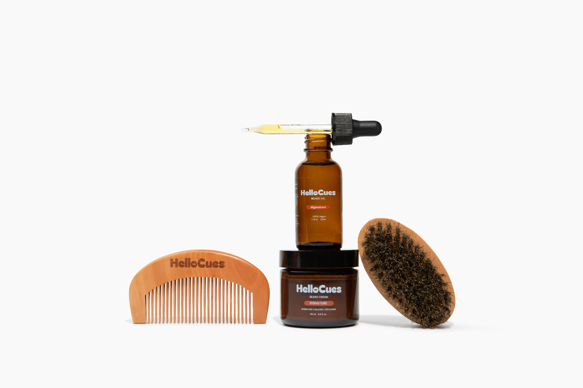 HelloCues beard care product